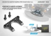 XRay T4 20 Graphite Bumper Upper Holder Brace 3.0mm