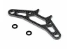 XRay X4 Carbon Upper Holder For Bumper For Uni Bulkheads