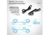 XRay X423 Aluminium Upper Clamp - Narrower 1.5mm - Swiss 7075 T6 (L R)