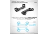 XRay X4 Aluminium Upper Clamp -1mm - Inner Shock Position - Swiss 7075 T6 (L R)