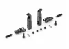 XRay X4F25 Aluminium Shock Holder Front Fixed/Active - 7075 T6 (2)