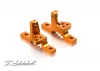 XRay T3 Aluminium Upper Clamp With Adj. Roll-Center (L+R) - Orange