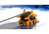 XRay T3 Aluminium Lower Suspension 1 Piece Holder - Orange