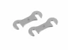 XRay X4 Front Roll-Center Spacer (2)
