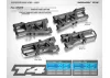 XRay Front Suspension Arm Long Right - Hard