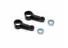 XRay X4 Aluminium Dual Steering Arm - Black Ball-Bearings (2)