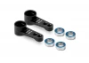 XRay Aluminium Dual Servo Saver Arm - Black Ball-Bearings (2)