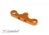 XRay T4 Aluminium Steering Plate 8mm For Dual Servo Saver - Orange