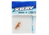 XRay T4 Aluminium Steering Plate 8mm For Dual Servo Saver - Orange