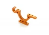 XRay T415 Aluminium Lower Adjustment Bulkhead - Front L / Rear R - Orange