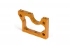 XRay T2 009 Right Aluminium Layshaft Bulkhead - Orange