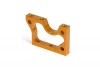 XRay T2 009 Right Aluminium Layshaft Bulkhead - Orange