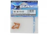 XRay T3 Aluminium Right Layshaft Bulkhead - Orange