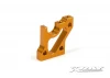 XRay T3 Aluminium Right Layshaft Bulkhead - Orange