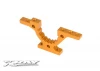 XRay T4 Aluminium Front/Rear Lower Adjustment Bulkhead - Orange