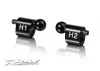 XRay Aluminium Quick Roll-Center Holder 4.9mm - H1 + H2