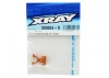 XRay T4 Aluminium Layshaft Bulkhead L/R - Orange