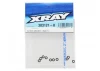 XRay Aluminium Shim 3X6X0.5mm - Black (10)