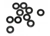 XRay Aluminium Shim 3X6X0.5mm - Black (10)