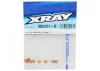 XRay Aluminium Shim 3X6X0.5mm - Orange (10)