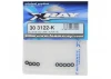 XRay Aluminium Shim 3X6X1.0mm - Black (10)