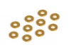 Aluminium Shim 3x6x1.0mm - Orange (10)