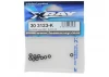 XRay Aluminium Shim 3X6X2.0mm - Black (10)