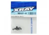 XRay Aluminium Shim 3X6X4.0mm - Black (10)