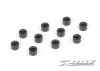 XRay Aluminium Shim 3X6X4.0mm - Black (10)
