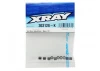 XRay Aluminium Shim 3X6X6.0mm - Black (10)