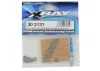 XRay Steel Shim For Lower Susp. Holder 3X7.5X0.4 (10)