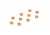 XRay Aluminium Shim 3X7X1.0mm - Orange (10)