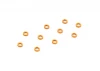 XRay Aluminium Shim 3X5X1.0mm - Orange (10)