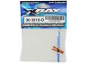 XRay Aluminium Adj. Turnbuckle L/R 26 mm - Orange - Swiss 7075 T6 (2)