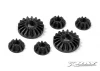 Composite Gear Diff Bevel + Satellite Gears (2+4)