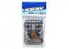 XRay T4 Aluminium Shock Absorber-Set - Orange (2)