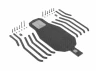 XRay XB2 Graphite Chassis And Side Braces - Set
