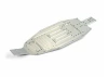 XRay XB2 Aluminium Chassis - 2.5mm - Short - Rear Wide - Swiss 7075 T6