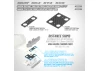 XRay Carbon Plate For Front Lower Arm Mount 1mm
