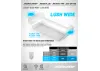 XRay Lexan Rear Wing - Lush - Wide