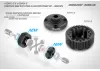 XRay Composite Gear Differential Cover - LCG - Graphite