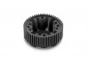 XRay Composite Gear Differential Case With Pulley 53T - LCG - Graphite