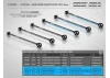 XRay Rear Drive Shaft 75mm With 2.5mm Pin - Hudy Spring Steel