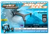 XRay Composite Battery Strap - Medium - Dirt Edition