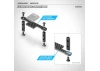 XRay Aluminium Servo Holders And Graphite Bridge