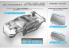 XRay XT2 Lexan Rear Wing - Low