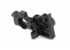 XRay Composite Lower + Upper Bulkhead Rear Left - Extra Roll Center - Hard