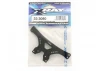 XRay Graphite Shock Tower Rear 3mm - V2