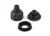 XRay Composite Front Diff. Case, Cover + 27T Belt Pulley
