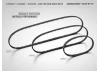 XRay Low Friction Drive Belt Rear 5.5 X 177 mm